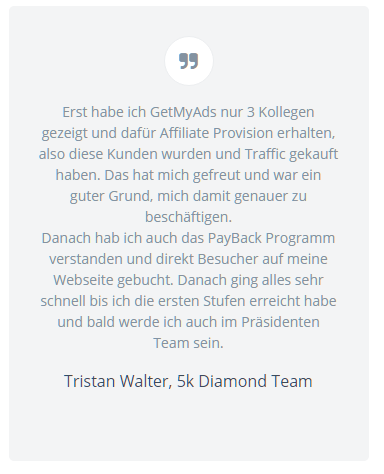 Tristan Walter, 5k Diamond Team